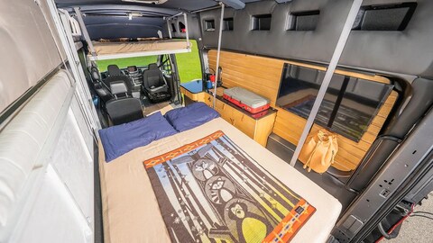 This Clever Camper Van Sleeps Way More People Than the Footprint Suggests