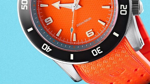 An Affordable Microbrand Hits the ’60s Dive Watch Blueprint with a Splash of Color