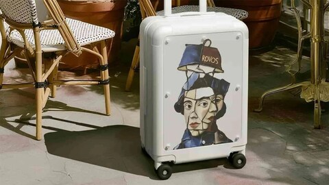 This Customizable Carry-On Suitcase Packs Personal Style and Added Peace of Mind