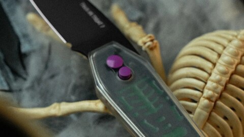 One of Kizer’s Most Unique Affordable Knives Lives Up to Its Macabre Name