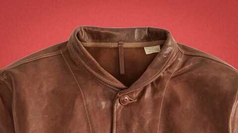 The Levi’s Vintage Reissue of Albert Einstein’s Iconic Leather Jacket Has No Business Looking This Good