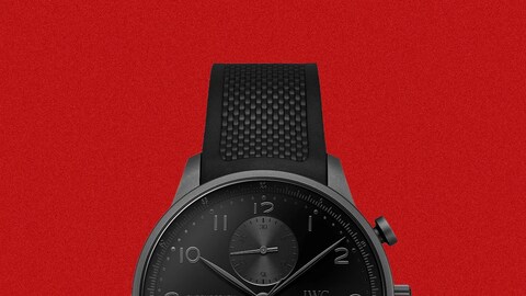 IWC Unexpectedly Transforms Its Iconic Dress Chronograph into a Sporty, Stealthy Stunner