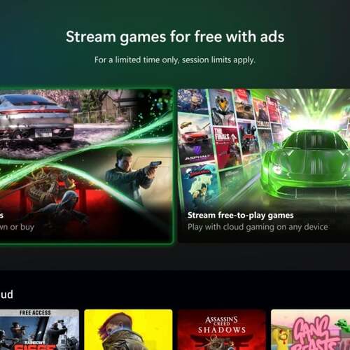Xbox Tests Ad-Supported Cloud Streaming, No Game Pass Required