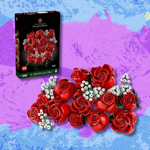 Gift the Lego Botanicals Bouquet of Roses this Valentine's Day — on sale
