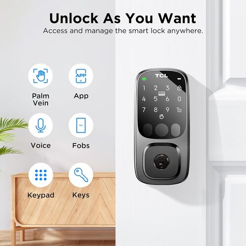 Save $20 on the TCL D1 Pro Palm Vein Smart Lock
