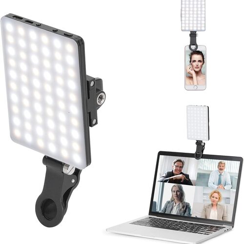 Save 32% on the Newmowa 60 LED High Power Rechargeable Clip Fill Video Conference Light