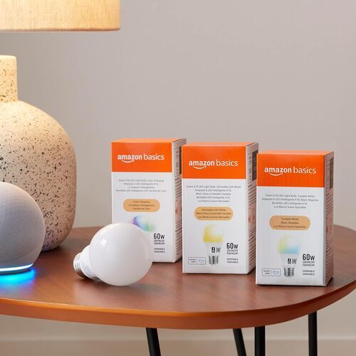 Get the Amazon Basics Smart A19 LED Light Bulb for just $12.99