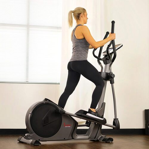 Save 50% on the Sunny Health & Fitness Programmable 16 Electro-Magnetic Elliptical