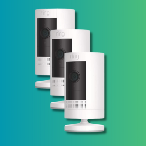 This Ring Security Camera Three-Pack Is $150 Right Now