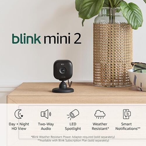 Save 50% on the Blink Mini 2 plug-in smart home security