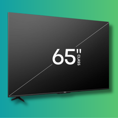 This Highly Rated 65-Inch 4K QLED TV Is Less Than $500 Right Now