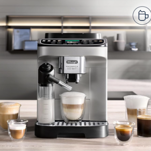 Save 27% on the De'Longhi Magnifica Evo Next Fully Automatic Espresso Machine