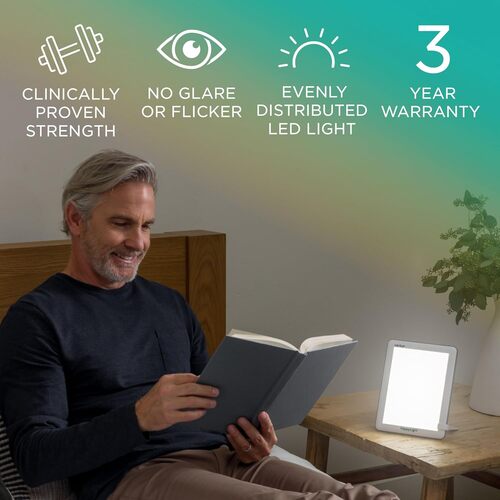 Save 11% on the Verilux HappyLight Lucent One-Touch Light Therapy Lamp