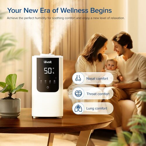 Save 16% on the LEVOIT Humidifiers for Bedroom Home