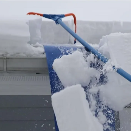 Clearing snow doesn't need to be hard — this trending roof rake is under $160 at Amazon