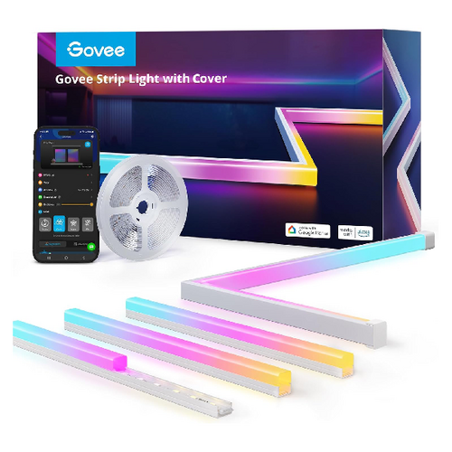 Save $40 on the Govee RGBIC LED Strip Lights 16.4ft with Covers