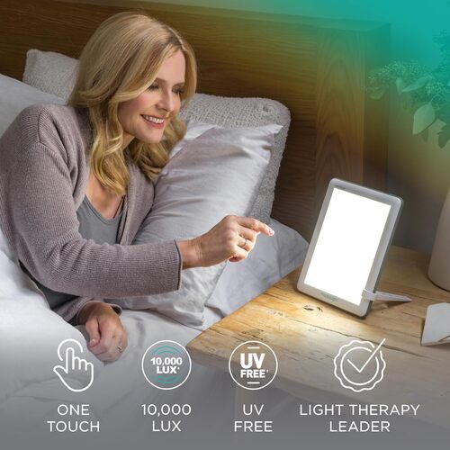 Save 11% on the Verilux HappyLight Lucent One-Touch Light Therapy Lamp