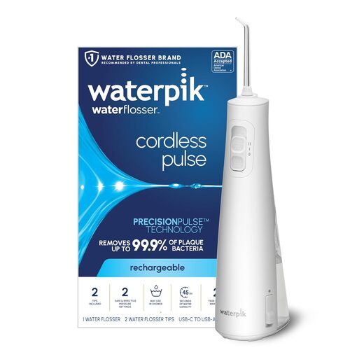 Save 20% on the Waterpik Cordless Pulse Rechargeable Portable Water Flosser