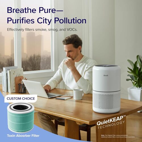 Save 21% on the Levoit Air Purifier for Home Allergies Pets Hair in Bedroom