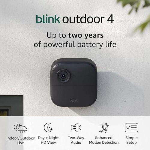 Save 62% on the Like-New Blink Outdoor 4 Wireless smart security camera