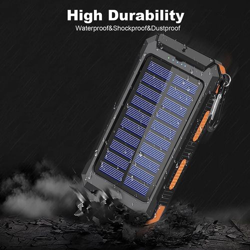 Save $35 on the 20000mAh Solar Charger for Cell Phone iPhone