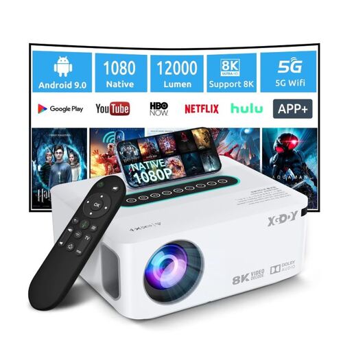 $184 Off - XGODY Native 1080P Smart Projector with Wifi