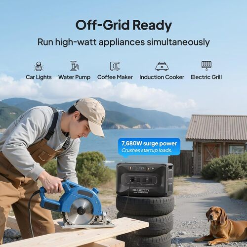 Save $1,500 on the Bluetti Solar Generator Apex 300