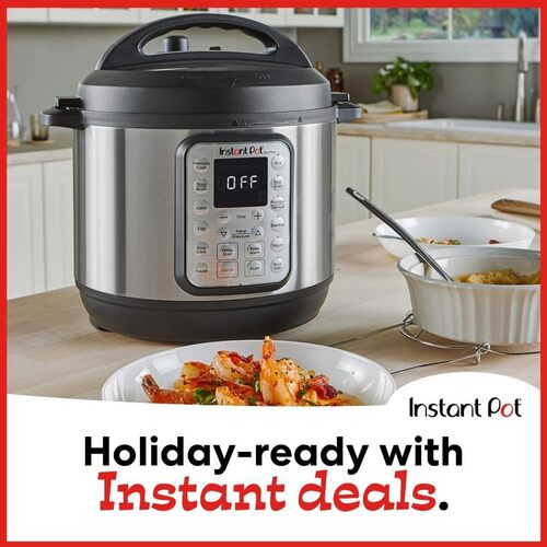 Save 46% on the Instant Pot Duo Plus 9-in-1 Electric Pressure Cooker