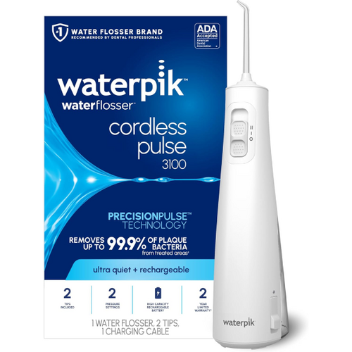 Save 20% on the Waterpik Cordless Pulse Rechargeable Portable Water Flosser