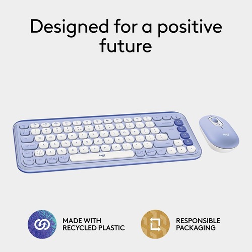 Save 15% on the Logitech POP ICON Bluetooth Keyboard and Mouse Combo