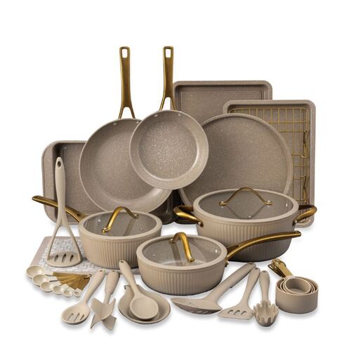 Now only $87 - Thyme & Table 32-Piece Non-Stick Cookware & Bakeware Set