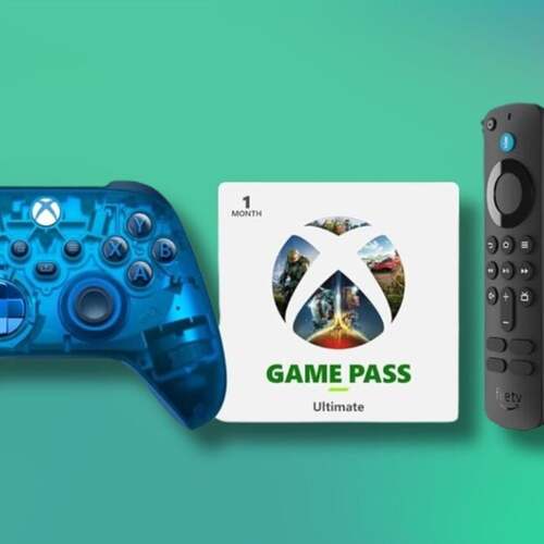 Play Xbox games without a console with this Fire TV Stick 4K, Xbox controller, and Game Pass Ultimate bundle