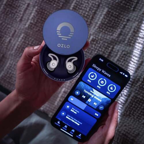 The new co-branded Ozlo Sleepbuds come with a free year of Calm