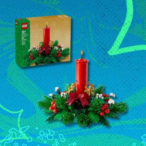 The Lego Christmas Table Decoration is on sale for $24 and it'll arrive well before the holidays