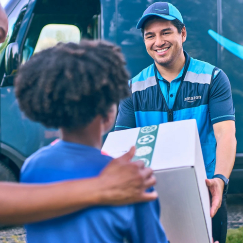 Thank your Amazon driver with a free $5 tip with a single click