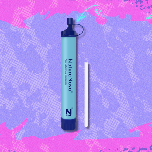 NatureNova personal water filter straw deal: $10.38