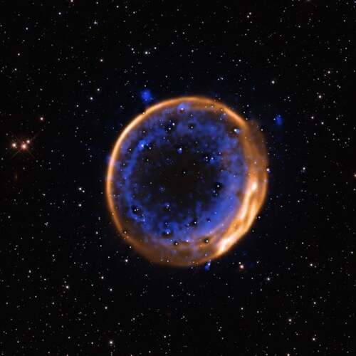 Astronomers caught a star that blew up not once, but twice when it died