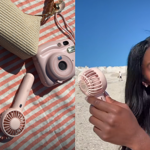 I found the camera Nicolandria are using to capture their Greek getaway — plus the fan keeping them cool