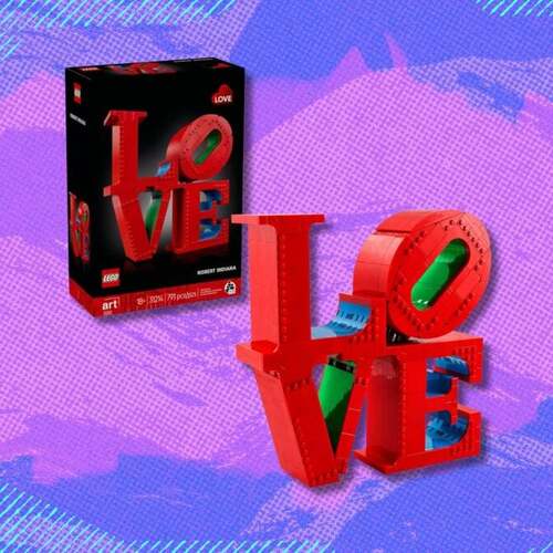 The Lego Art Love set is down to its lowest-ever price