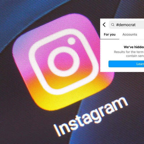 Is Instagram blocking the #Democrat hashtag?