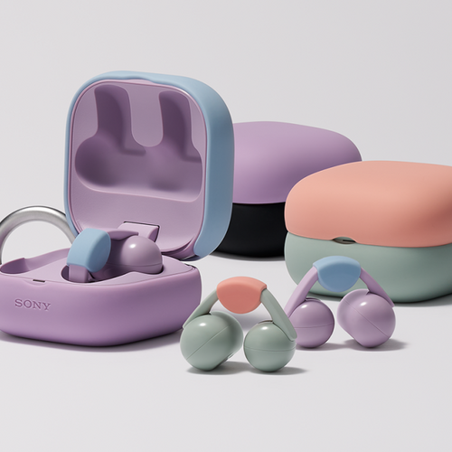 Sony's new LinkBuds Clip open earbuds embrace pastel colors and a clip style design