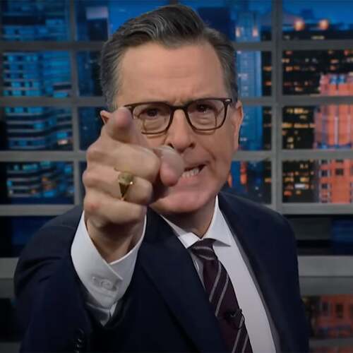 Stephen Colbert responds to Trump's FBI pick saying they'll 'come after the people in the media'