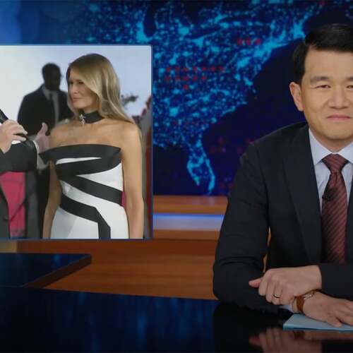 'The Daily Show' spends 11 minutes gleefully mocking Trump's inauguration day