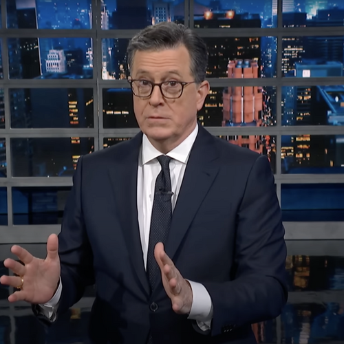 Stephen Colbert recaps Trump's inauguration, declares 'airport rules'