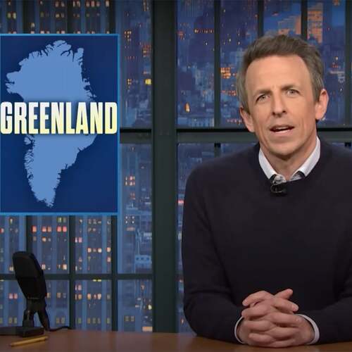 Seth Meyers has strong words for Trump over his threat to take Greenland