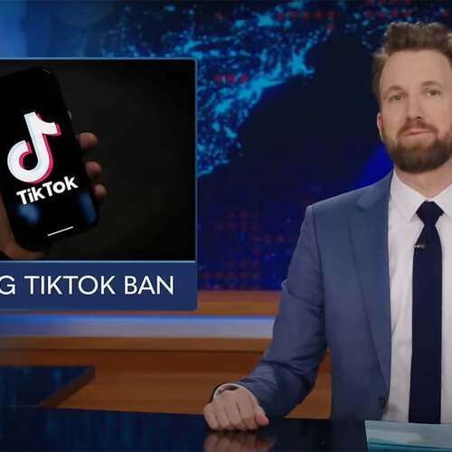 'The Daily Show' weighs in on the impending TikTok ban