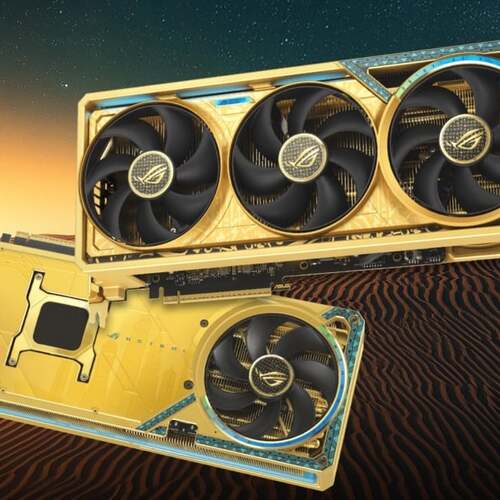 Got $8,000? Asus Offers RTX 5090 Graphics Card That Contains Actual Gold