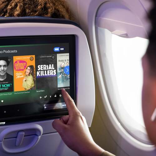 Now Boarding on United Airlines: Spotify