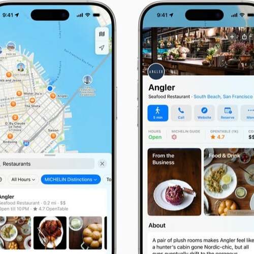 Want to Splurge? Apple Maps Adds Info on Nearby Michelin-Starred Restaurants