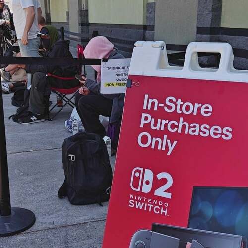 'No Work Today': Diehard Nintendo Fans Line Up Early For Switch 2